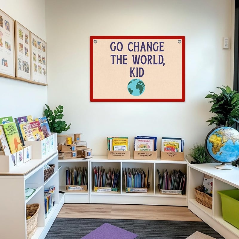 XFN Playroom Wall Decor, Playroom Sign Banner Wall Hanging, Playroom Essentials Banner Flag, Wall Flag Nursery Bedroom Toddler Room Decor for Boys Girls, Classroom Decorations, Banner for Room - Image 3
